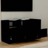 Stylish Black TV Cabinet - 102x37.5x52.5 cm | HipoMarket