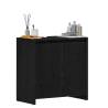 Bathroom Cabinet Black Oak 60x33x61 cm | Hipomarket UK