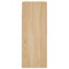 Elegant Sonoma Oak Wall Mounted Cabinets - 2 pcs Set