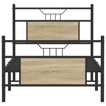 Sonoma Oak Bed Frame 80x200 cm - Stylish & Durable | HipoMarket