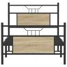 Sonoma Oak Bed Frame 80x200 cm - Stylish & Durable | HipoMarket