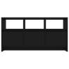 Stylish Black TV Cabinet - 102x37.5x52.5 cm | HipoMarket