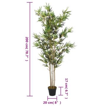 Artificial Bamboo Tree 200 cm - 1380 Leaves - Green