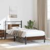 Brown Oak Bed Frame 75x190 cm - Small Single | HipoMarket