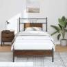 Brown Oak Bed Frame 75x190 cm - Small Single | HipoMarket