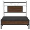 Brown Oak Bed Frame 75x190 cm - Small Single | HipoMarket