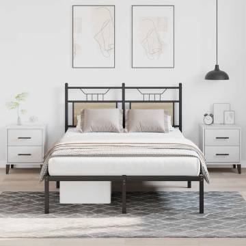 Sonoma Oak Bed Frame 120x190 cm - Stylish & Durable