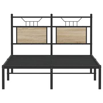 Sonoma Oak Bed Frame 120x190 cm - Stylish & Durable