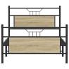 Sonoma Oak Bed Frame 100x190 cm – Stylish Storage Solution