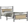  Bed Frame without Mattress Sonoma Oak 107x203 cm Engineered Wood Colour sonoma oak Size 107 x 203 cm Model with headboard & footboard 