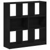 Stylish Black Oak Book Cabinet - 97.5x29.5x100 cm | Hipo Market