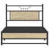 Sonoma Oak Bed Frame 100x200 cm - Durable & Stylish