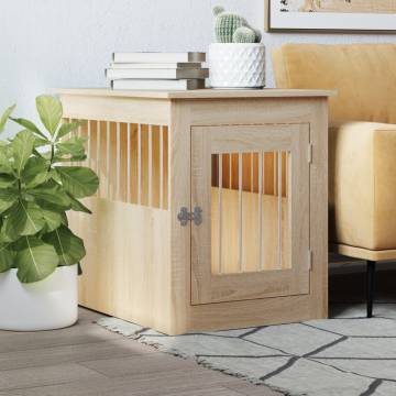 Dog Crate Furniture Sonoma Oak - Stylish & Durable | Hipo Market