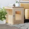  Dog Crate Furniture Sonoma Oak 55x75x65 cm Engineered Wood Colour sonoma oak Size 55 x 75 x 65 cm 