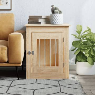 Dog Crate Furniture Sonoma Oak - Stylish & Durable | Hipo Market