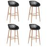 5 Piece Bar Set Black - Modern Design for Any Space