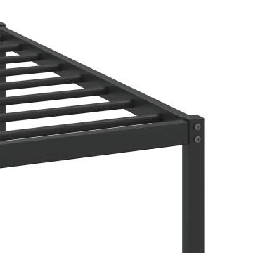 Smoked Oak Bed Frame 160x200 cm | Durable & Stylish