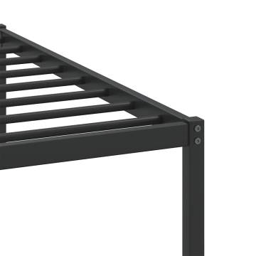 Bed Frame without Mattress Smoked Oak 200x200 cm | Hipomarket