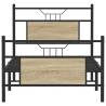 Sonoma Oak Single Bed Frame 90x190 cm | HipoMarket