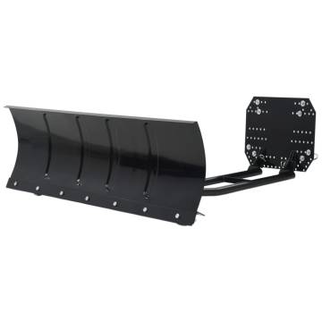 Heavy-Duty Snow Plough for ATV - 120x38 cm Black