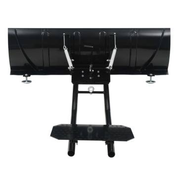 Heavy-Duty Snow Plough for ATV - 120x38 cm Black