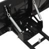 Heavy-Duty Snow Plough for ATV - 120x38 cm Black