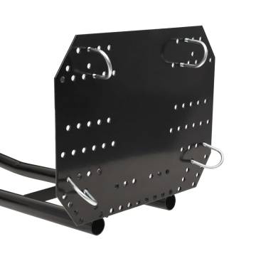 Heavy-Duty Snow Plough for ATV - 120x38 cm Black