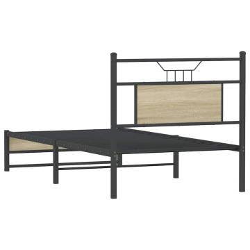 Sonoma Oak Bed Frame 80x200 cm | Durable and Stylish Design