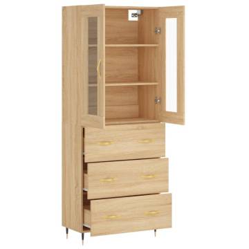 Elegant Highboard Sonoma Oak - Stylish Storage Solution