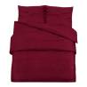 Duvet Cover Set Bordeaux 140x200 cm - Lightweight Microfiber