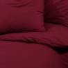 Duvet Cover Set Bordeaux 140x200 cm - Lightweight Microfiber