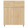 Elegant Highboard Sonoma Oak - 69.5x34x180 cm | HipoMarket