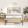 Sonoma Oak Bed Frame 100x200 cm - Stylish & Durable Design