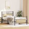 Sonoma Oak Bed Frame 100x200 cm - Stylish & Durable Design