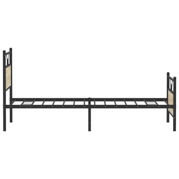 Sonoma Oak Bed Frame 100x200 cm - Stylish & Durable Design