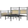 Sonoma Oak Bed Frame 120x190 cm - Elegant Small Double Design