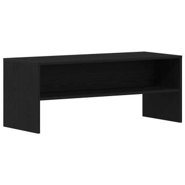 Stylish Black Oak TV Cabinet - 100x40x40 cm for Your Home