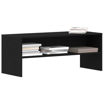 Stylish Black Oak TV Cabinet - 100x40x40 cm for Your Home