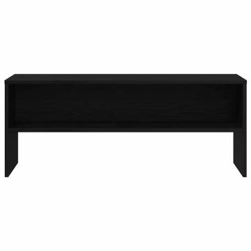 Stylish Black Oak TV Cabinet - 100x40x40 cm for Your Home