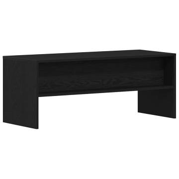 Stylish Black Oak TV Cabinet - 100x40x40 cm for Your Home