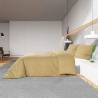 Taupe Duvet Cover Set 200x200 cm - Lightweight Microfiber