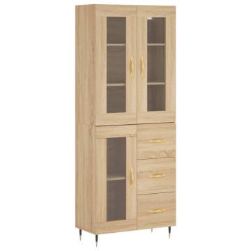 Elegant Highboard Sonoma Oak - Stylish Storage Solution