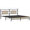 Sonoma Oak Bed Frame without Mattress - 183x213 cm | HipoMarket