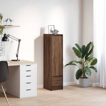 Highboard Brown Oak - Stylish Storage Solution | HipoMarket