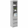 Highboard Grey Sonoma - Stylish Storage Solution | HipoMarket