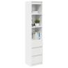 Highboard White 37.5x35x180 cm - Stylish Storage Solution