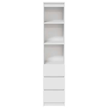 Highboard White 37.5x35x180 cm - Stylish Storage Solution