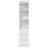 Highboard White 37.5x35x180 cm - Stylish Storage Solution