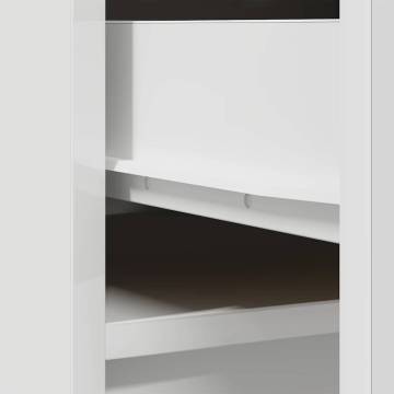 Highboard White 37.5x35x180 cm - Stylish Storage Solution