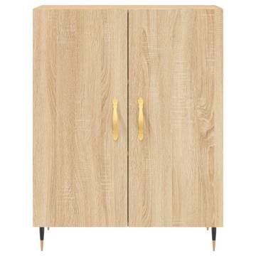 Stylish Highboard Sonoma Oak - 69.5x34x180 cm | HipoMarket